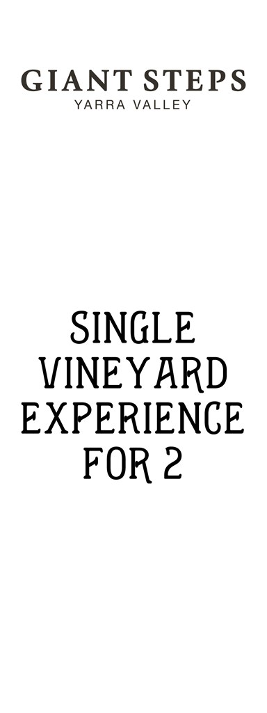 Single Vineyard Experience for 2 Gift Voucher