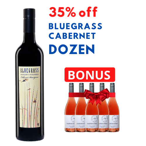 Bluegrass Cabernet Sauvignon Dozen + Bonus Rosé 6 pack