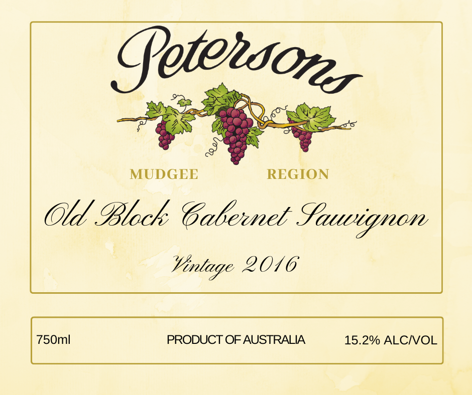 2015 Cabernet Sauvignon Old Block Mudgee