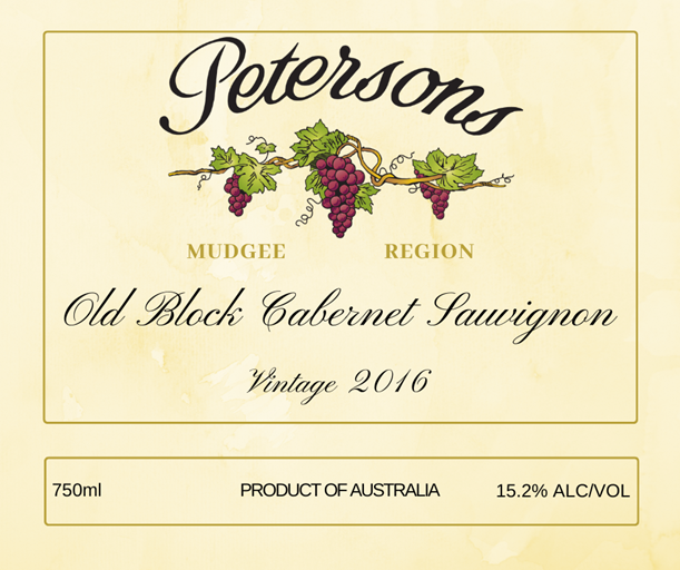 2016 Cabernet Sauvignon Old Block Mudgee