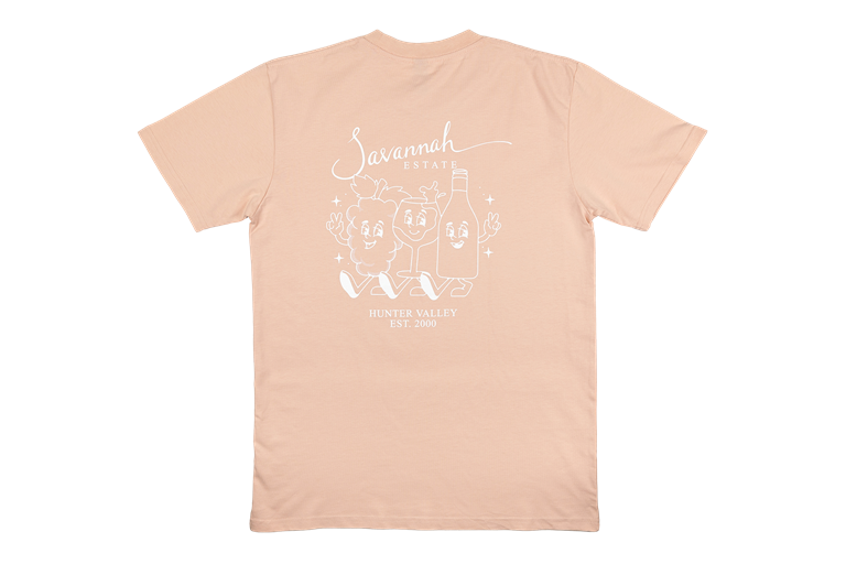Savannah Estate Branded T-Shirt - Peach