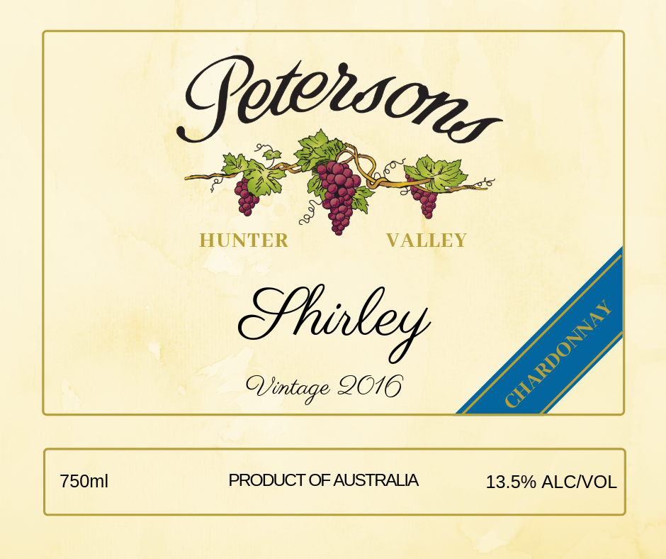 Petersons 2016 Chardonnay Shirley