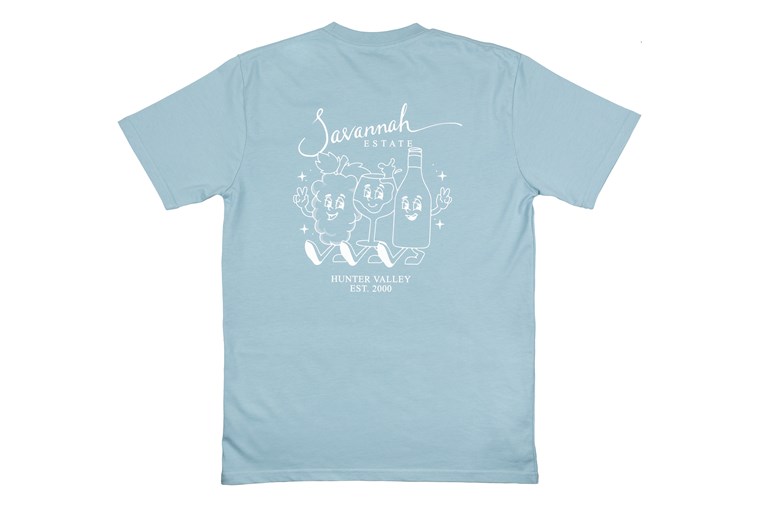 Savannah Estate Branded T-Shirt - Blue